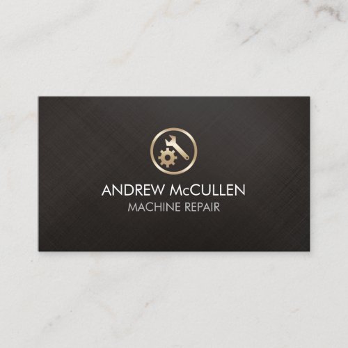 Machine Repair Machinist  Business Card