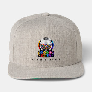 Machine Spoken Snap Back Hat