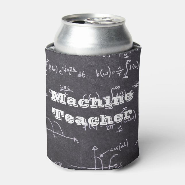 Machine Teacher Can Cooler (Can Front)
