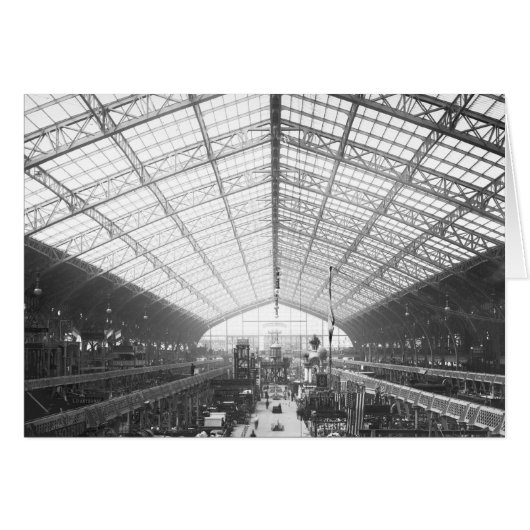 Machinery Hall, Universal Exhibition Cards (Front Horizontal)
