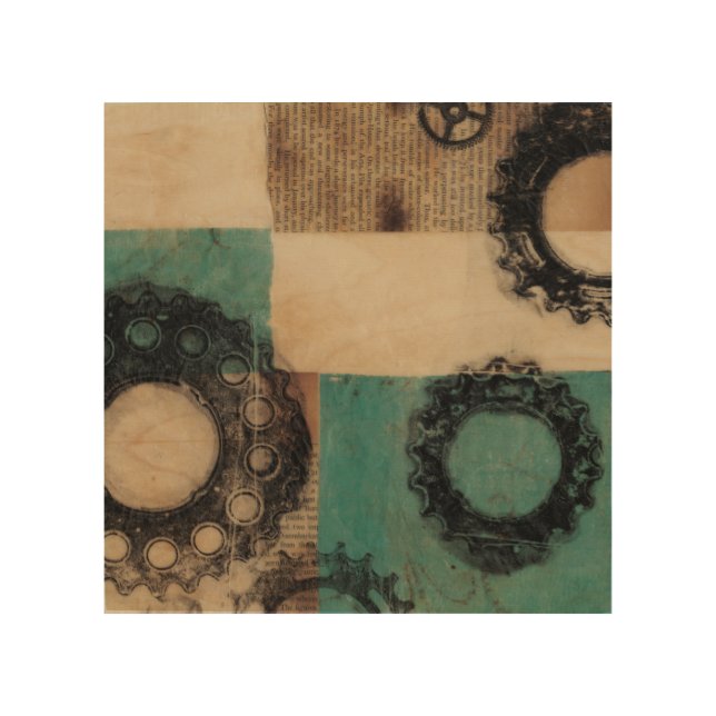 Machinery II Wood Wall Decor (Front)