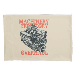 Machinery territory pillow case