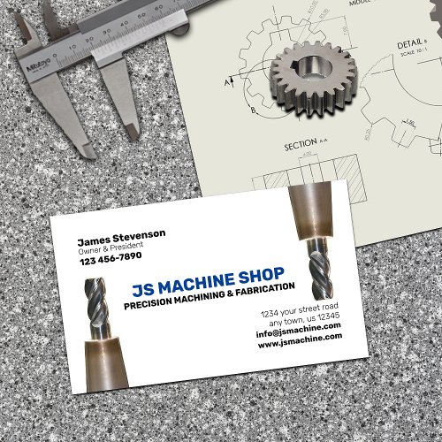 Machining and Metal Fab Business Card