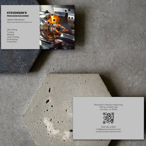 Machining and Metal Fab Business Card