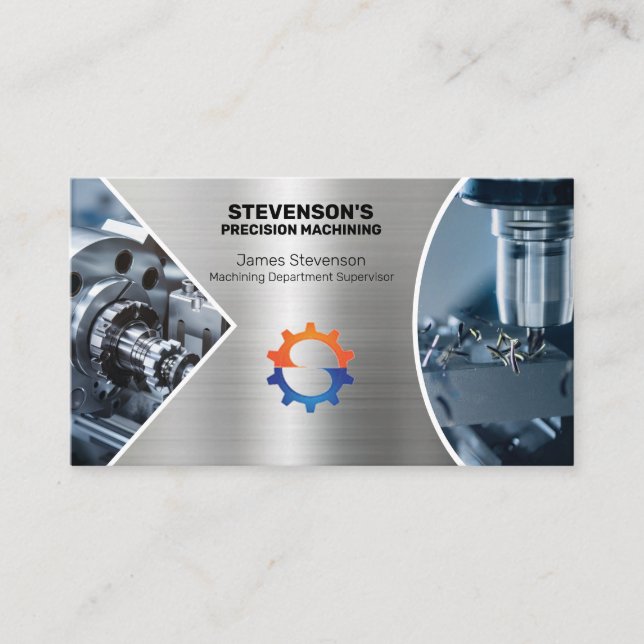 Machining and Metal Fab Business Card (Front)