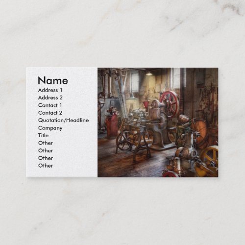 Machinist - A room full of memories Business Cards
