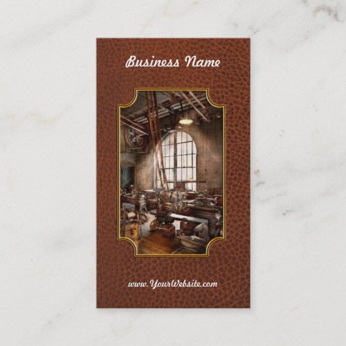 Machinist - I like big tools Business Cards