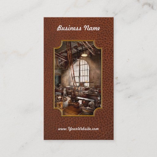 Customizable Machinist - I like big tools Business Cards
