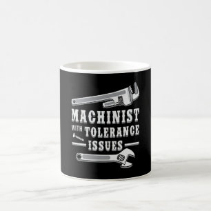 Machinist Machine Mechanic CNC Machinist Gift Idea Coffee Mug
