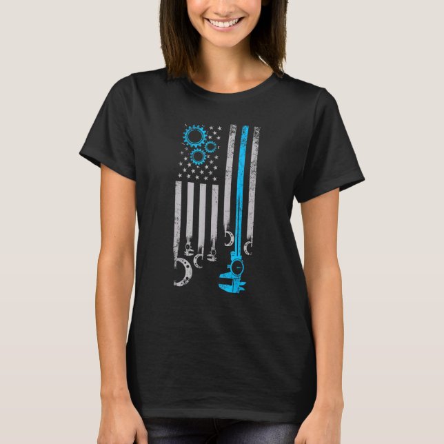Machinist Machine Operator Machining 64 T-Shirt (Front)