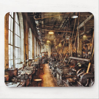 Machinist - Machine Shop Circa 1900's Mouse Pad