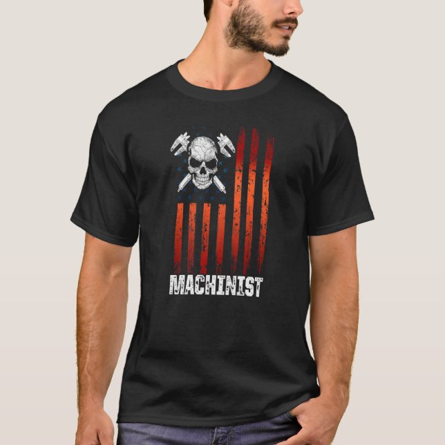 Machinist Mentors Machine Operator Machining  2 T-Shirt (Front)