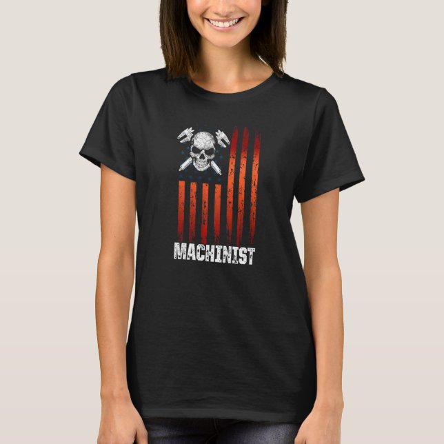 Machinist Mentors Machine Operator Machining  2 T-Shirt (Front)