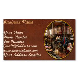 Machinist - The master class 1920 Business Card Magnet