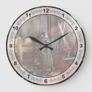 Machinist - The modern workshop Large Clock