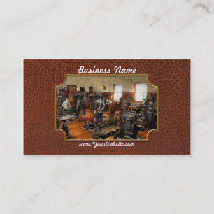 Machinist - The standard way 1915 Business Card