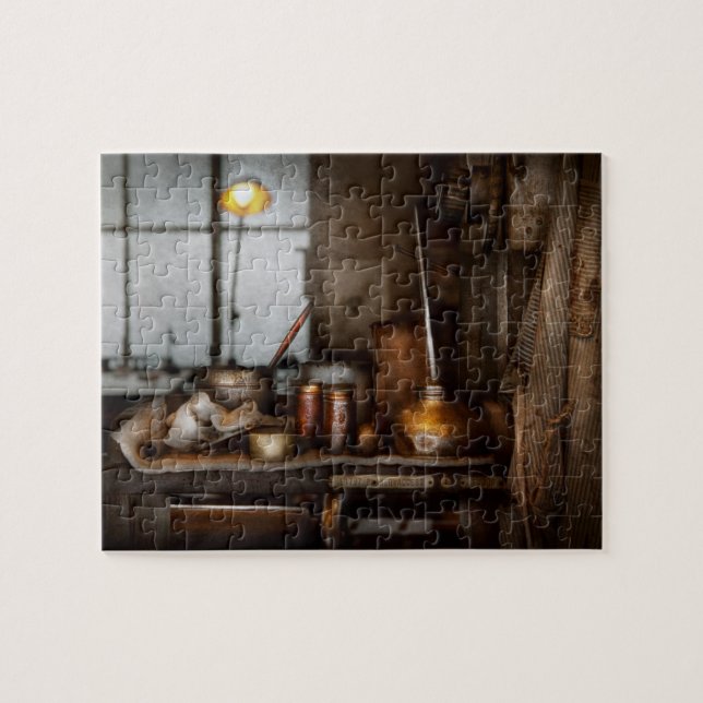 Machinist - Tool - Got Oil Jigsaw Puzzle (Horizontal)