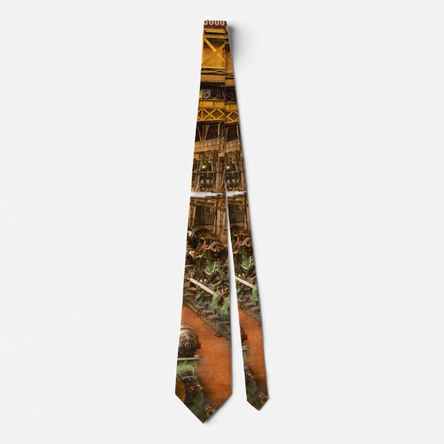 Machinist - War - At the cannon factory 1917 Neck Tie (Front)