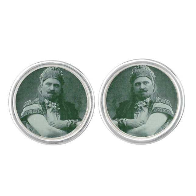macho macho man cufflinks (Front)