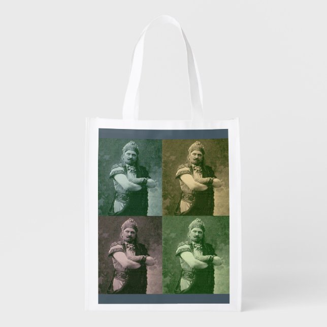 macho macho man grocery bag (Front)