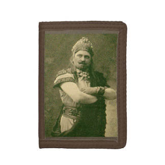 macho macho man in sepia trifold wallet