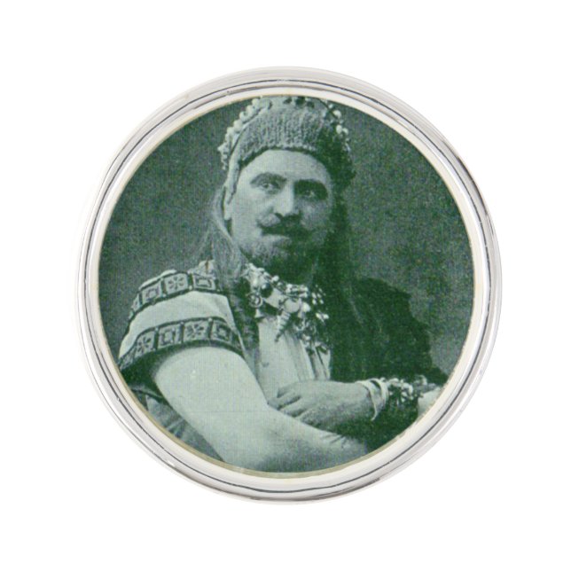 macho macho man lapel pin (Front)