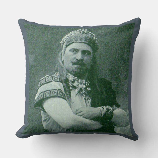 macho macho man throw pillow (Front)