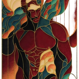 macho man pure illustration art poster