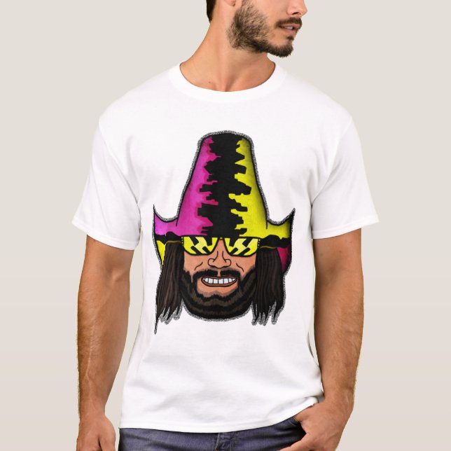 Macho Man Randy Savage T-ShirtSmiling Madness T-Shirt (Front)