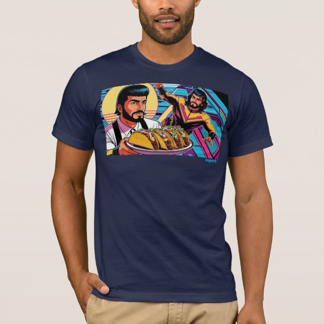 Macho Taco Man T-Shirt (Front)