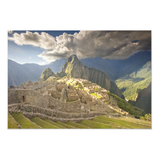 Machu Picchu, ancient ruins, UNESCO world 2 Photo Print (Front)