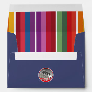 Machu Picchu and Peruvian Textile Inspired Design Envelope