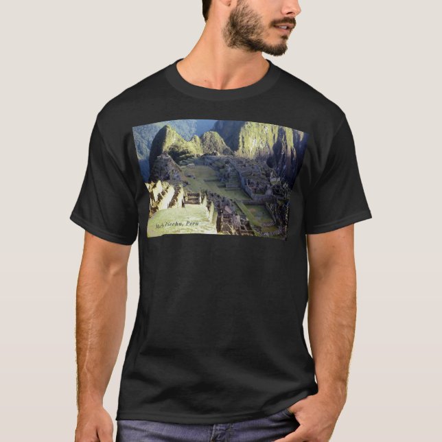 'Machu Picchu at Dawn' dark T-Shirt (Front)