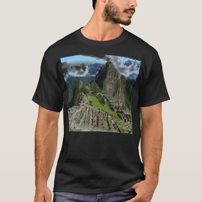 Machu Picchu Black Shirt (Front)