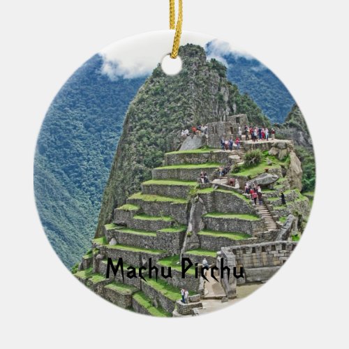 Machu Picchu Ceramic Ornament