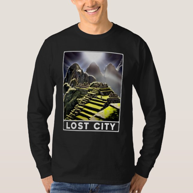 Machu Picchu Cordillera Peru Lost City T-Shirt (Front)