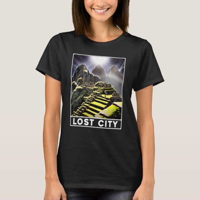 Machu Picchu Cordillera Peru Lost City T-Shirt (Front)