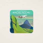 machu picchu Flight travel poster (Front)