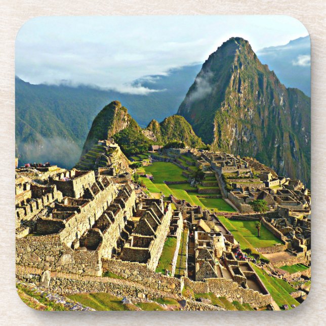 Machu Picchu HD photograph Beverage Coaster (Front)
