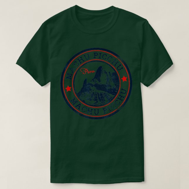 Machu Picchu  Hiking Inca Trail South America Peru T-Shirt (Design Front)