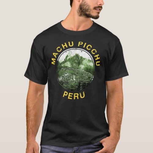 Machu Picchu Hiking Tour Peru Vintage Travel Essen T_Shirt