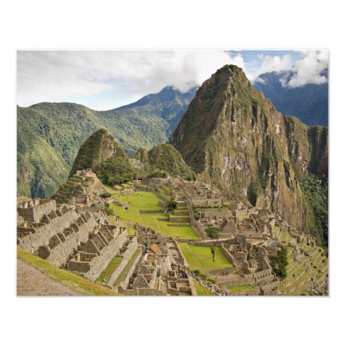 Machu Picchu inca city in Peru photo print