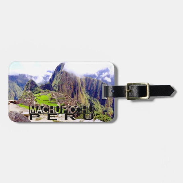 Machu Picchu Luggage Tag (Front Horizontal)