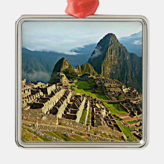 Machu Picchu Metal Ornament (Front)