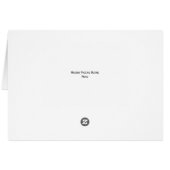 Machu Picchu, Peru Blank Card (Back Horizontal)
