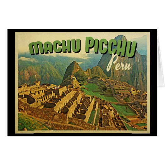 Machu Picchu Peru Cards (Front Horizontal)