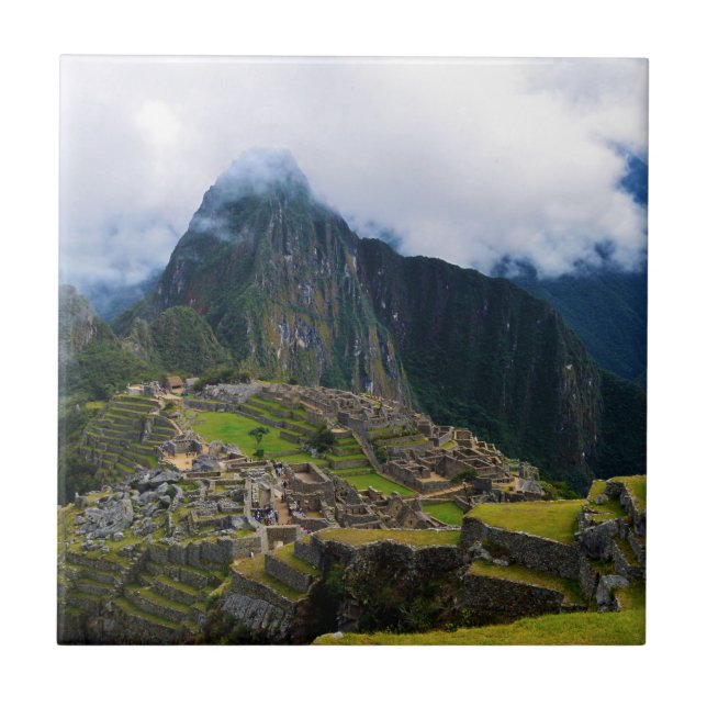 Machu Picchu, Peru Ceramic Tile (Front)