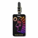 Machu Picchu Peru Drawing Bag Tag Machu Picchu Peru Drawing Bag Tag