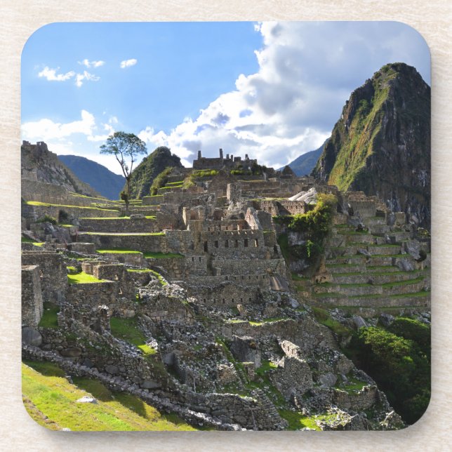 Machu Picchu, Peru Drink Coaster (Front)