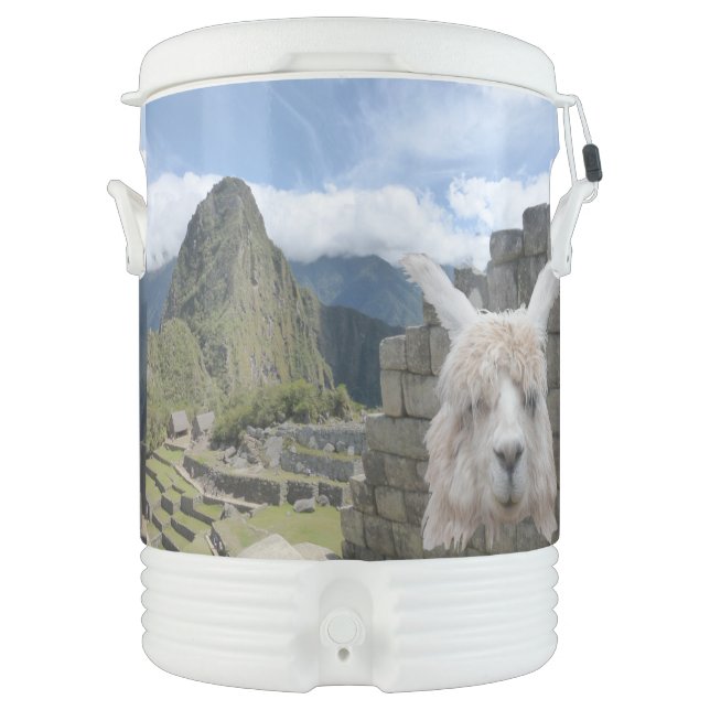 Machu Picchu Peru, Gallon Beverage Cooler (Front)